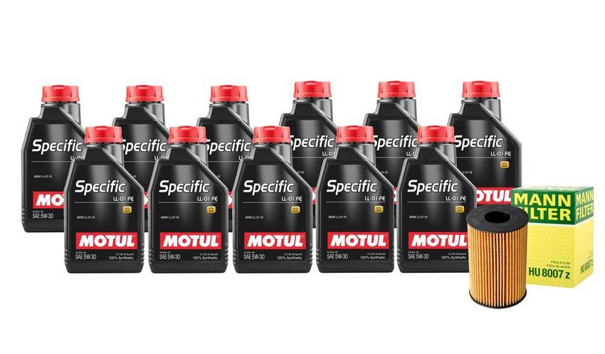 BMW Engine Oil Change Kit – Motul 11427583220 (5W30) (SPECIFIC LL-01 FE)