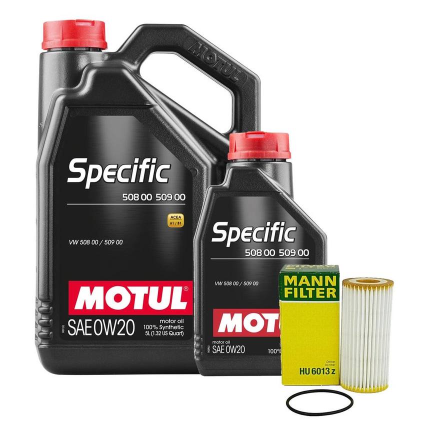 Audi Engine Oil Change Kit – Motul  SPECIFIC 508 00 509 00 0W20