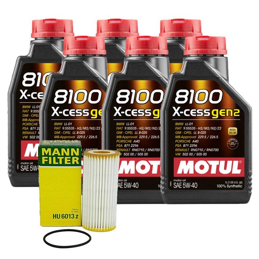 VW Engine Oil Change Kit – Motul (5W40) (X-CESS GEN2 8100)