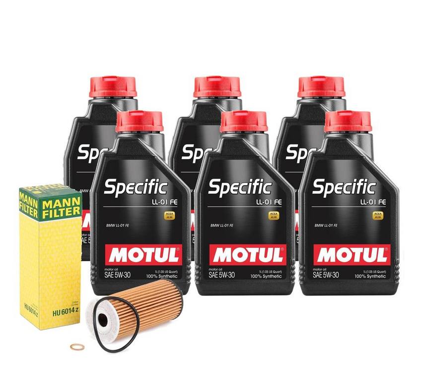 BMW Engine Oil Change Kit – Motul 11428575211 (5W30) (SPECIFIC LL-01 FE)