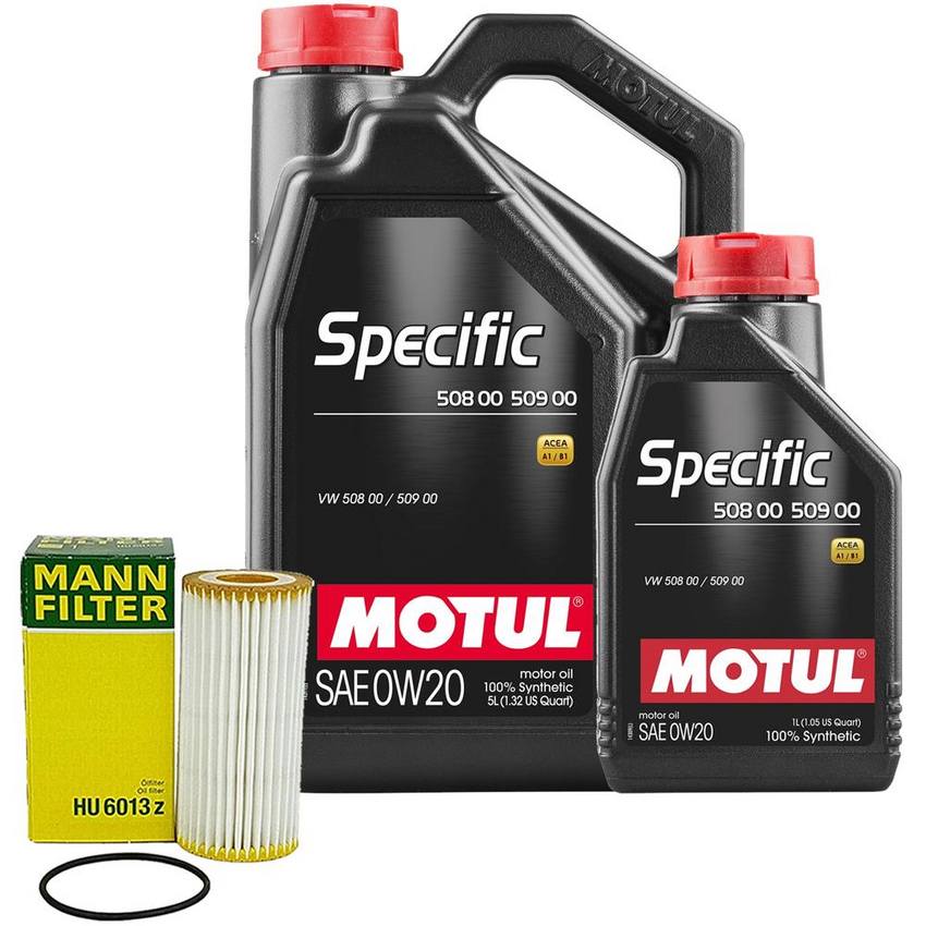 VW Engine Oil Change Kit – Motul (0W20)  (SPECIFIC 508 00 509 00)