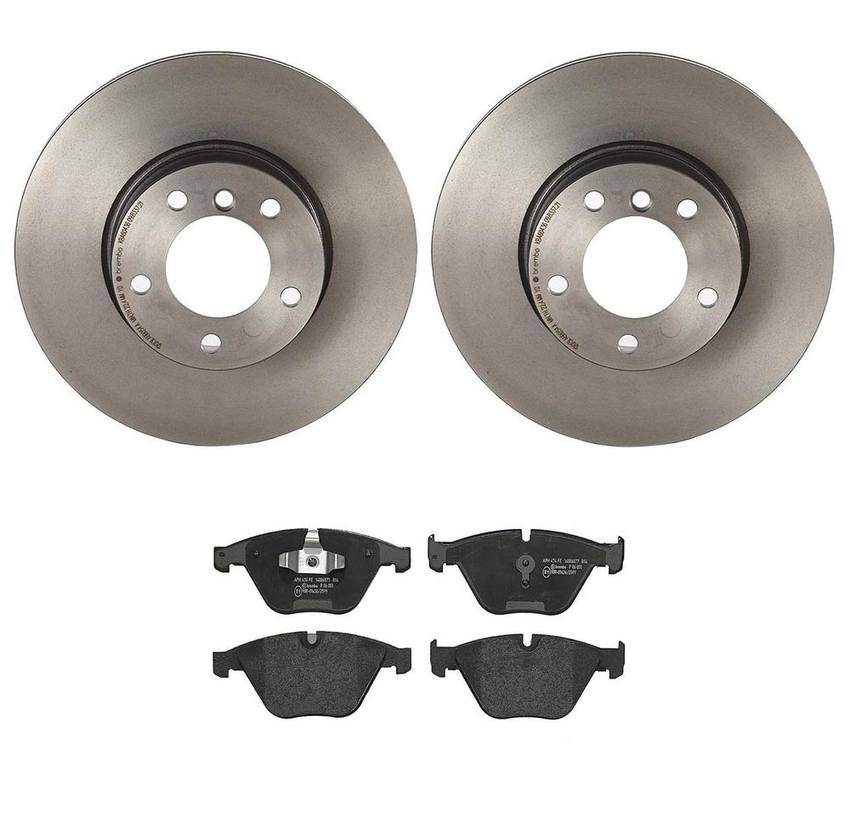 BMW Brembo Brake Kit – Pads and Rotors Front (312mm) (Low-Met) 34116855006 – Brembo 3740080KIT