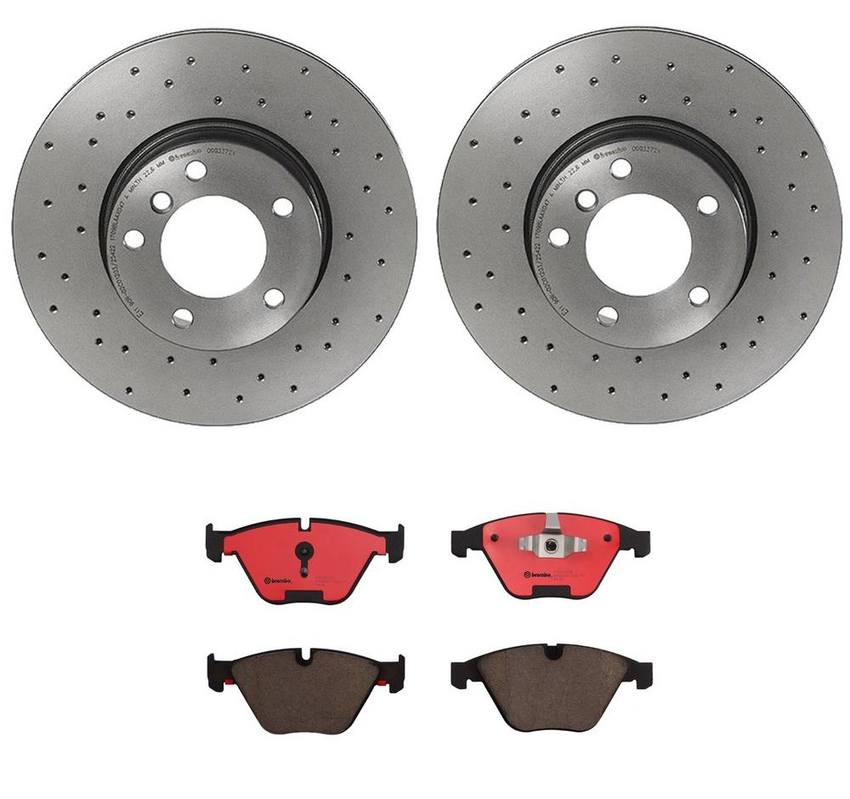 BMW Brembo Brake Kit – Pads and Rotors Front (312mm) (Ceramic) (Xtra) 34116855006 – Brembo 3740081KIT