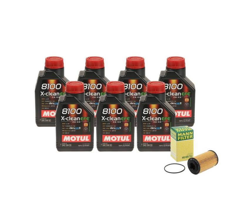 SAAB Engine Oil Change Kit – Motul (5W30) (X-CLEAN EFE 8100)