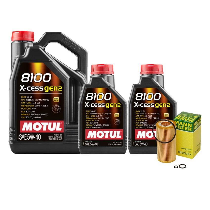 Mercedes Engine Oil Change Kit – Motul 6131800009 (5W40) (X-CESS GEN2 8100)