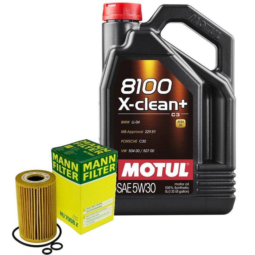 VW Engine Oil Change Kit – Motul 03L115562 (5W30) (X-CLEAN + 8100)