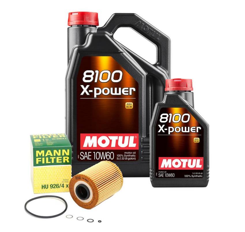 BMW Engine Oil Change Kit – Motul 11427833769 (10W60) (X-POWER 8100)