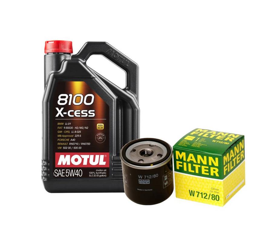 SAAB Engine Oil Change Kit – Motul 93186554 (5W40) (X-CESS 8100)