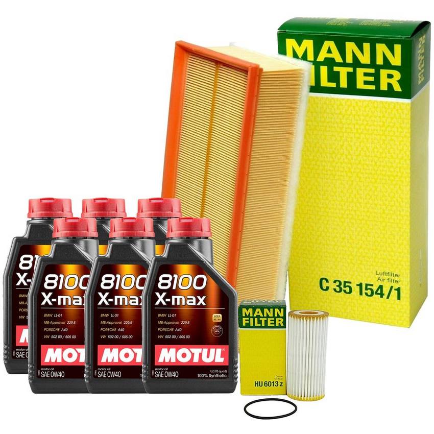 VW Engine Oil Change Kit – Motul (0W40)  (X-MAX 8100)