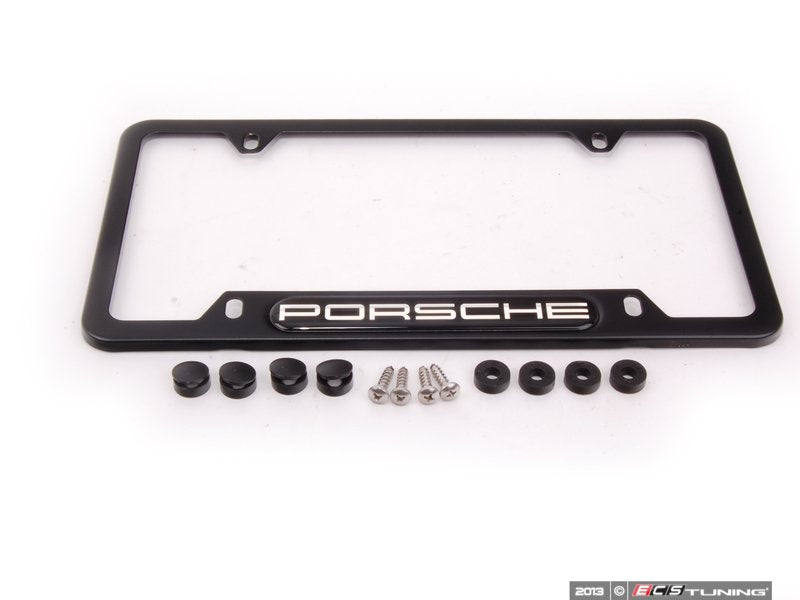 Porsche Logo License Plate Frame