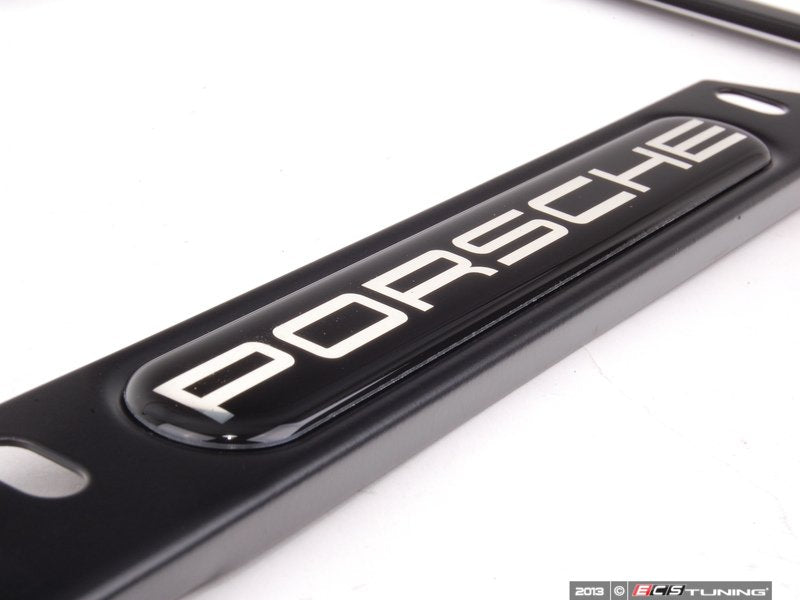 Porsche Logo License Plate Frame