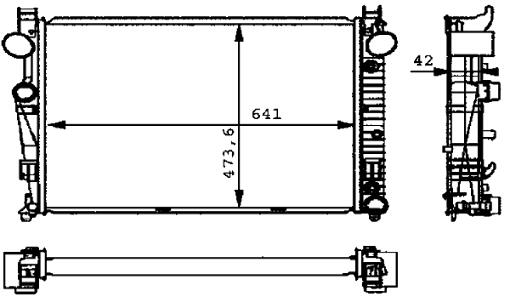 Mercedes Radiator 2205000103 – Behr Premium 376710291