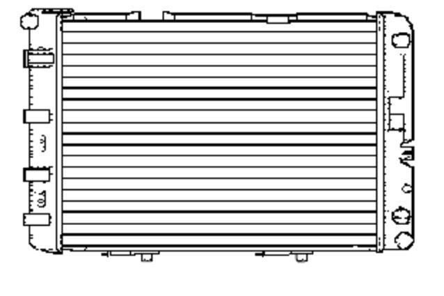 Mercedes Radiator 1245002302 – Behr Premium 376711101