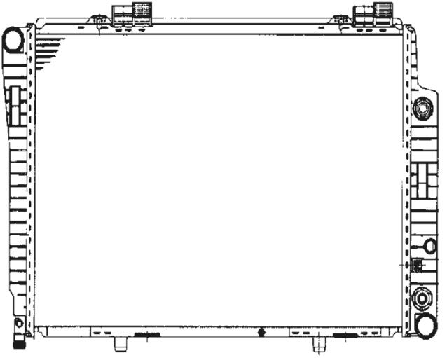 Mercedes Radiator 2025003203 – Behr Premium 376711191