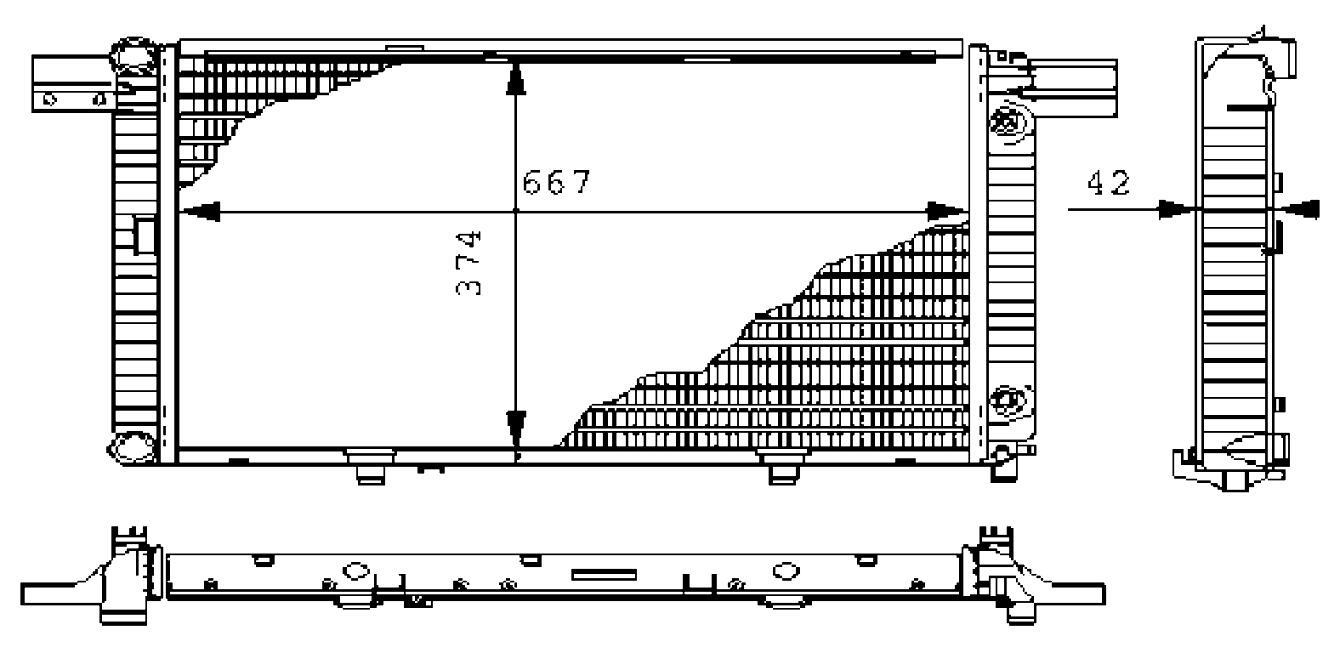 Mercedes Radiator 1295000703 – Behr 376711451