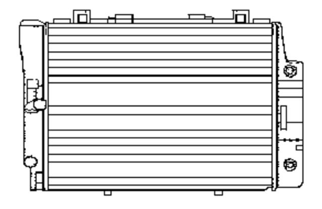 Mercedes Radiator (Auto Trans) 1405002103 – Behr Premium 376712201