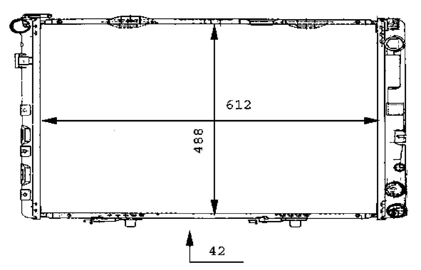 Mercedes Radiator 1245000302 – Behr 376712271