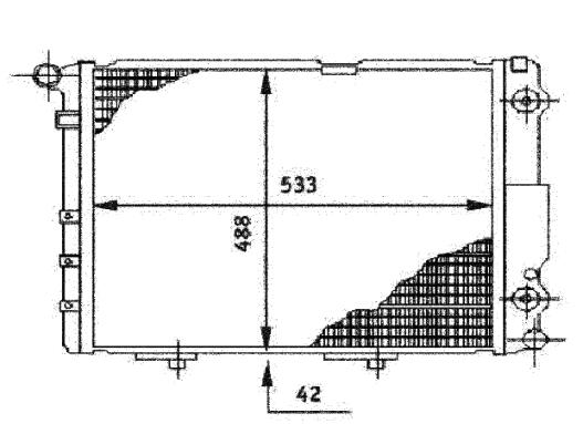 Mercedes Radiator 1245009803 – Behr Premium 376712461