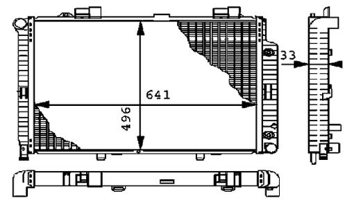 Mercedes Radiator 2105001203 – Behr Premium 376712581