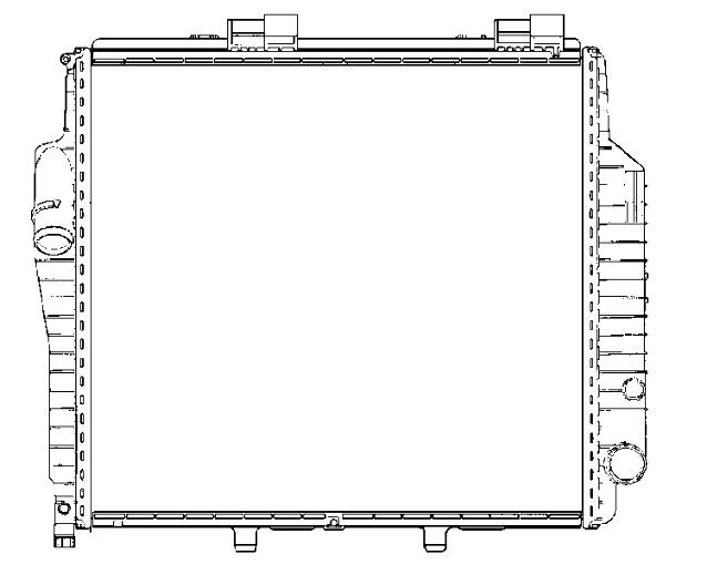 Mercedes Radiator 2025007803 – Behr Premium 376712621