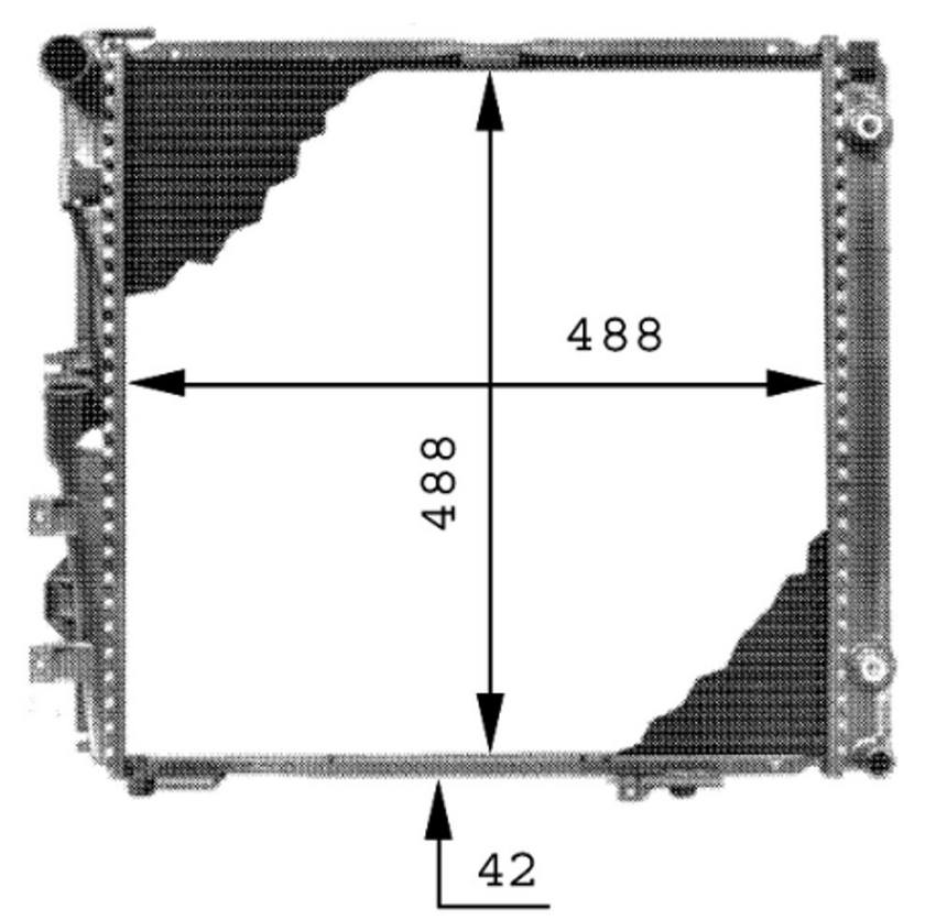 Mercedes Radiator – Behr 376713291