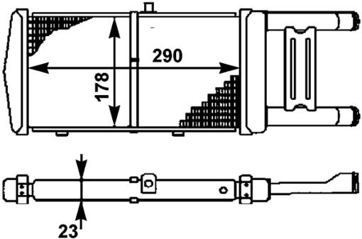 Radiator – Passenger Side