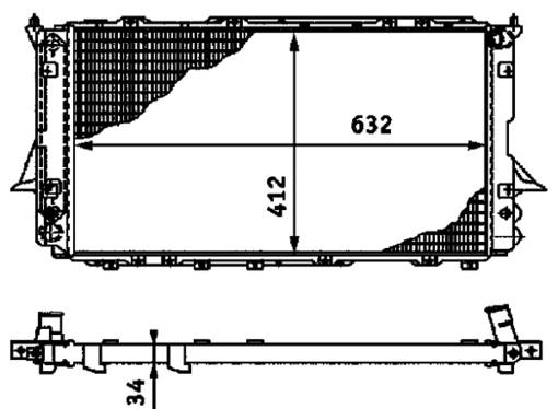 Audi Radiator 4A0121251M – Behr Premium 376715261