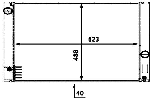 BMW Radiator 17117585440 – Behr Premium 376718001
