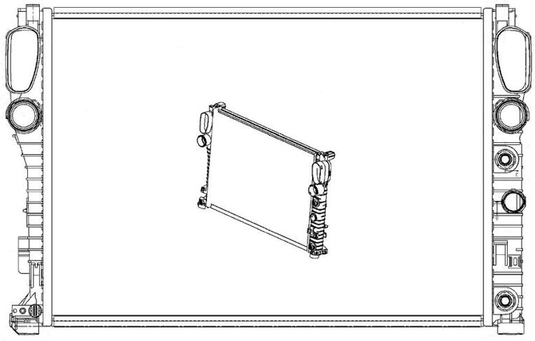 Mercedes Radiator 2115000102 – Behr 376718011