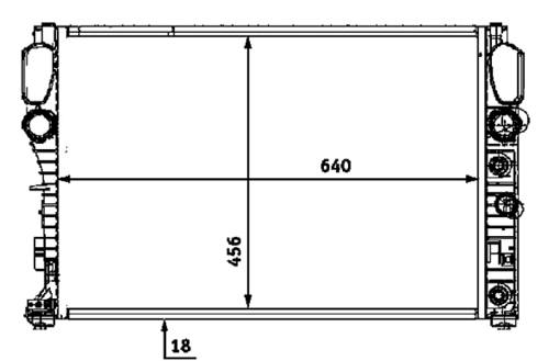 Mercedes Radiator 2115001302 – Behr 376718021