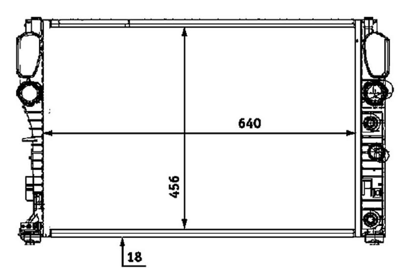 Mercedes Radiator 2115001302 – Behr 376718021