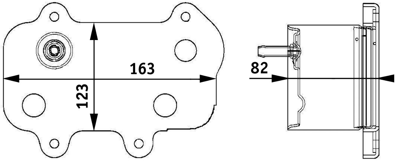 Porsche Engine Oil Cooler 376729621 – Behr Hella Service