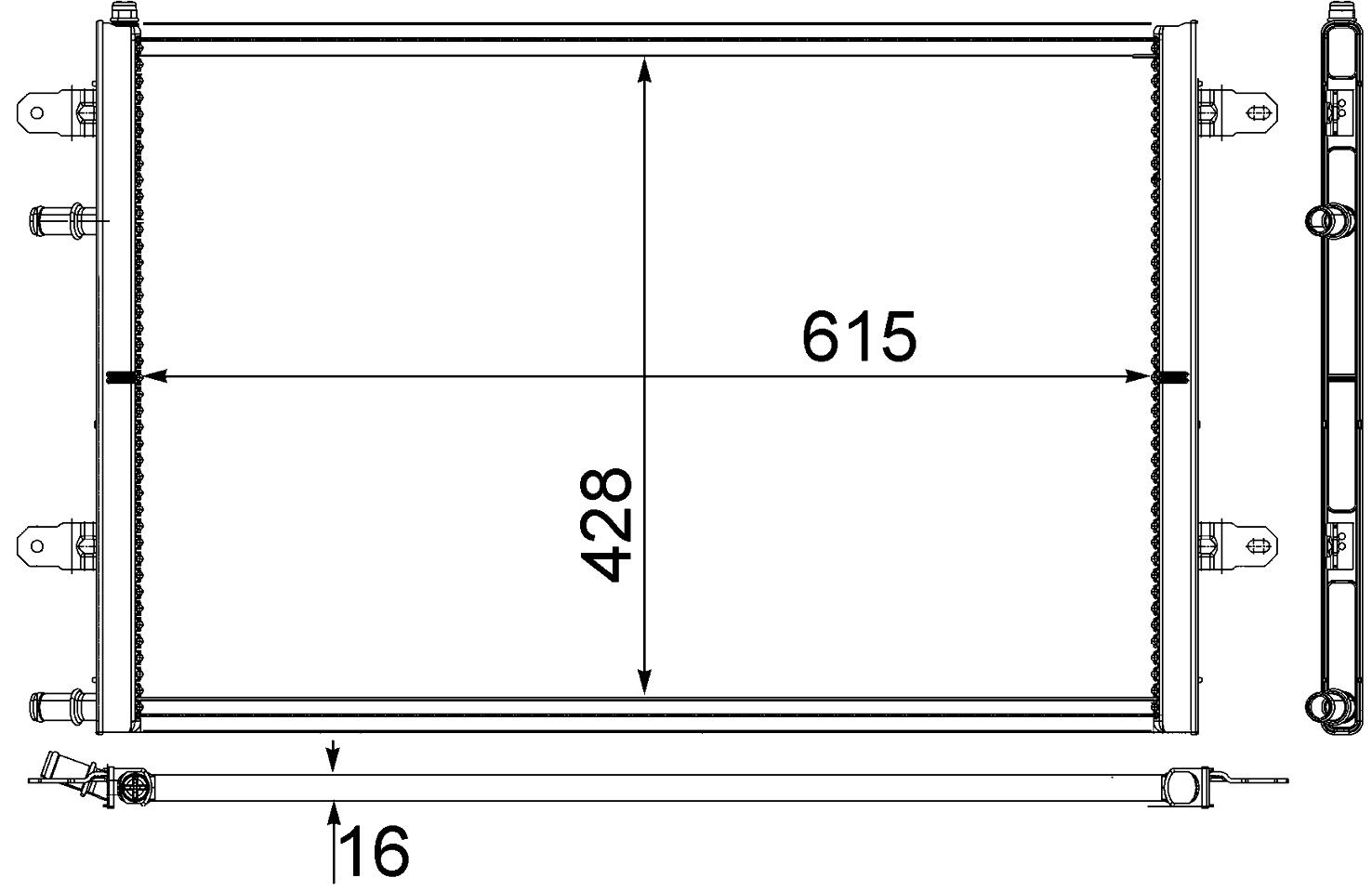 Audi Radiator 376737111 – Behr Hella Service