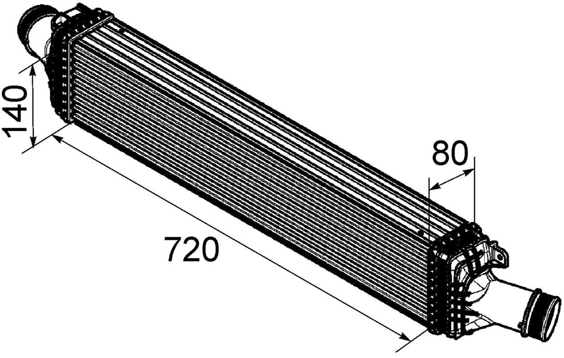 Audi Intercooler 8K0145805E – Behr Premium 376746181