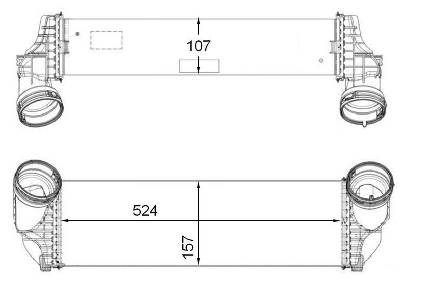 BMW Intercooler 17517805150 – Behr 376746271