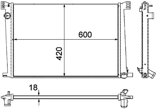 Mini Radiator 17118675266 – Behr 376754591