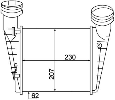 VW Intercooler 3B0145805D – Behr 376776631