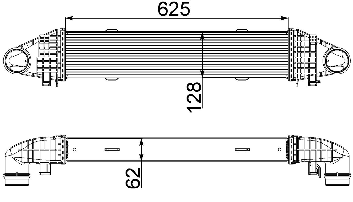 Mercedes Intercooler 376777091 – Behr Hella Service