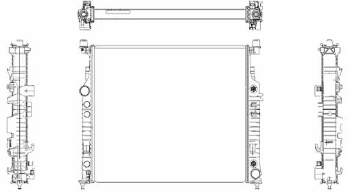 Mercedes Radiator 1645001103 – Behr 376781551