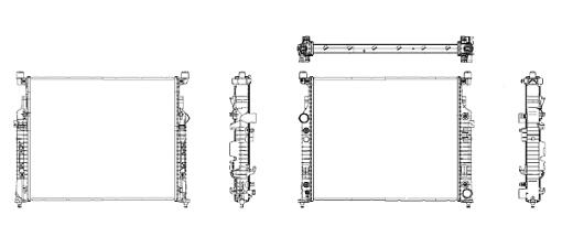 Mercedes Radiator (Auto Trans) 2515000603 – Behr 376781571