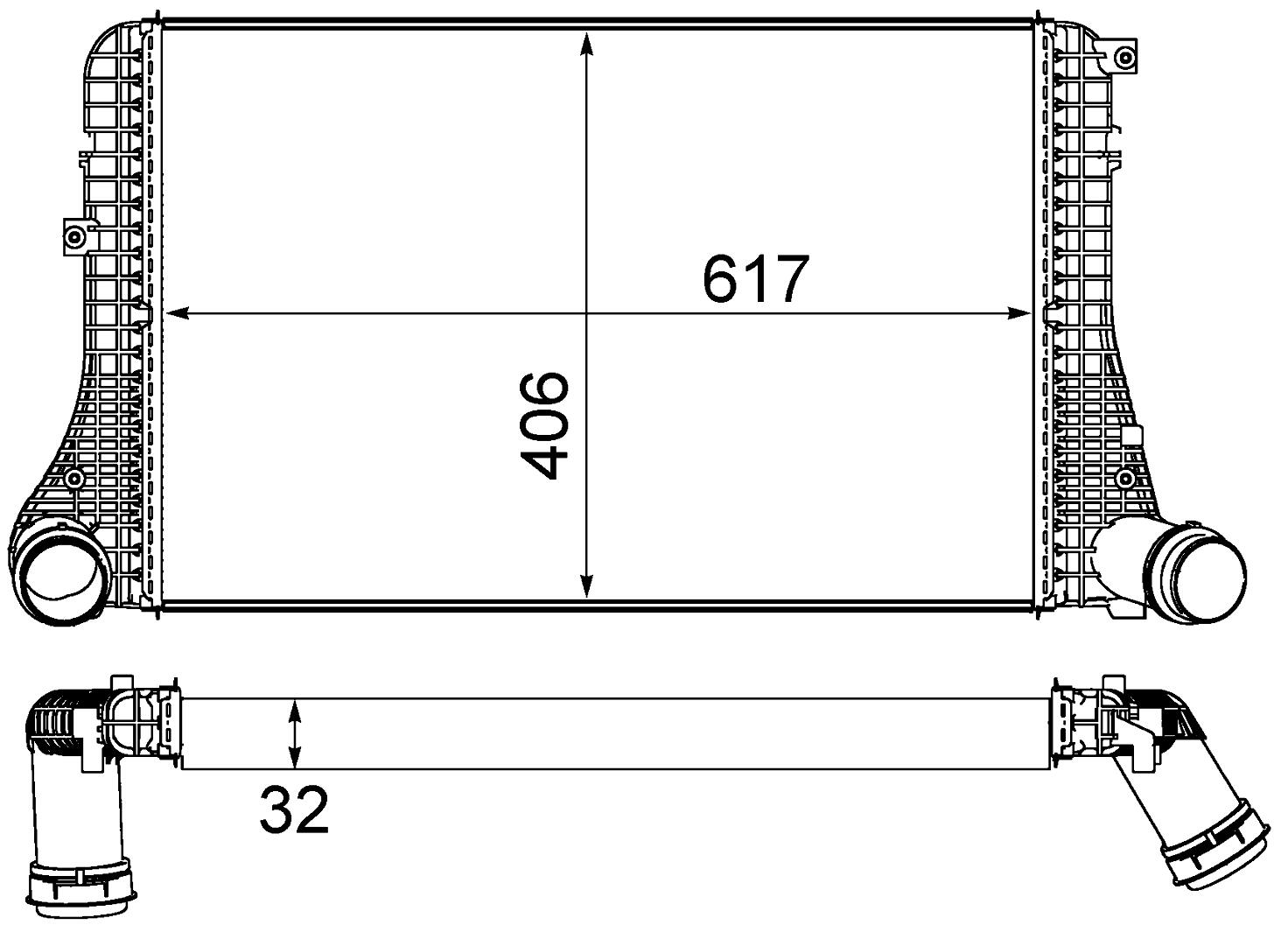 VW Intercooler 1K0145803AE – Behr 376787621