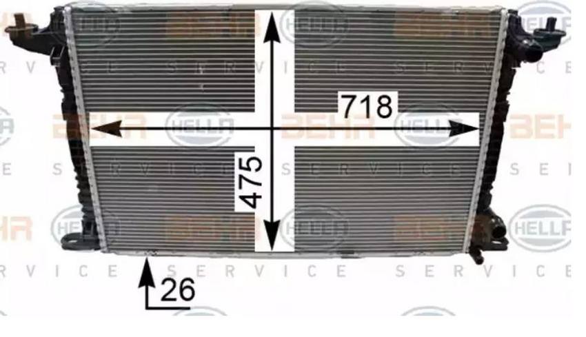 Audi Radiator 376990031 – Behr Hella Service