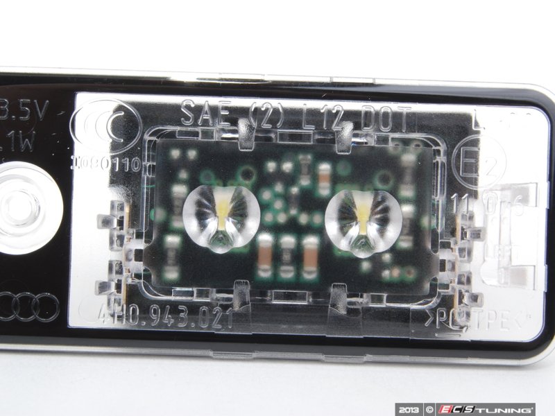 LED License Plate Light Assembly - Left