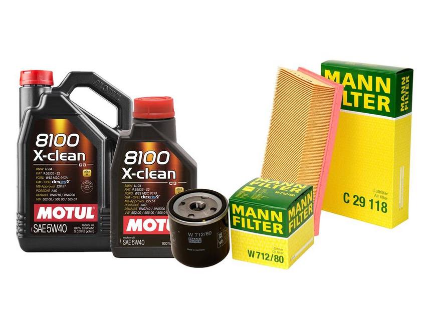 SAAB Engine Oil Change Kit – Motul 93186554 (5W40) (X-CLEAN 8100)