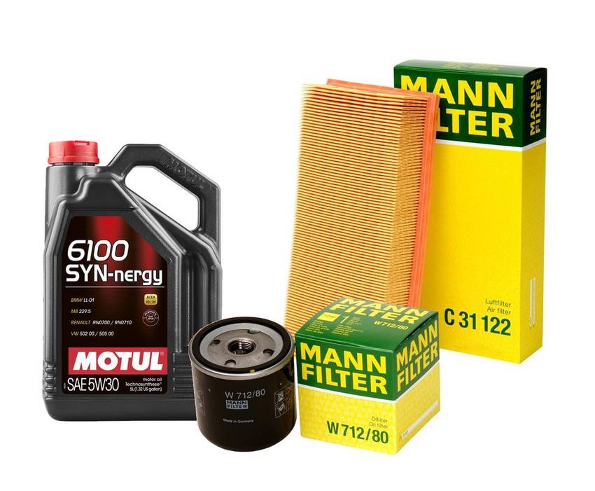 Motul Engine Oil Change Kit – (5W30) (SYN-NERGY 6100)