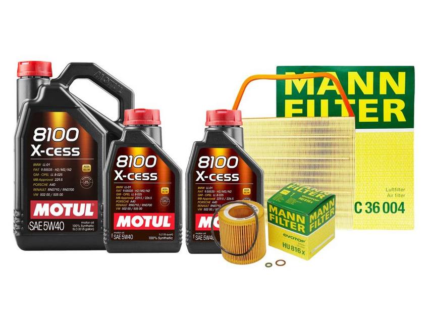 BMW Engine Oil Change Kit – Motul 11427953129 (5W40) (X-CESS 8100)