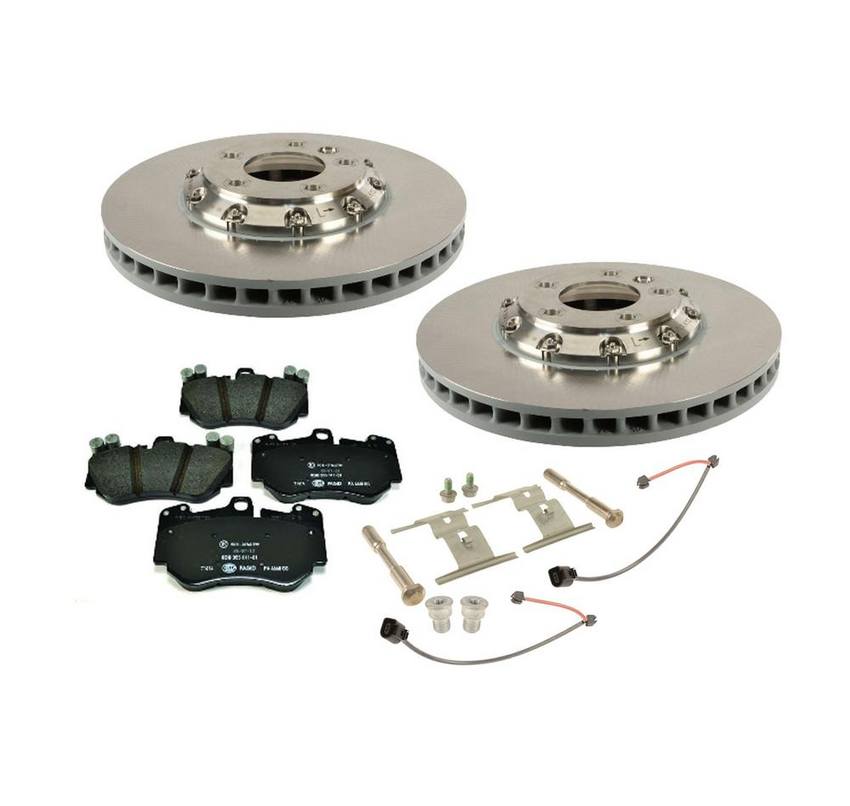 Porsche Disc Brake Pad and Rotor Kit – Front (380mm) 95535193952 – Euromotiv Kit 3797768KIT