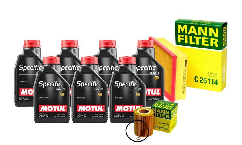 BMW Engine Oil Change Kit – Motul 13721730449 (5W30) (SPECIFIC LL-01 FE)