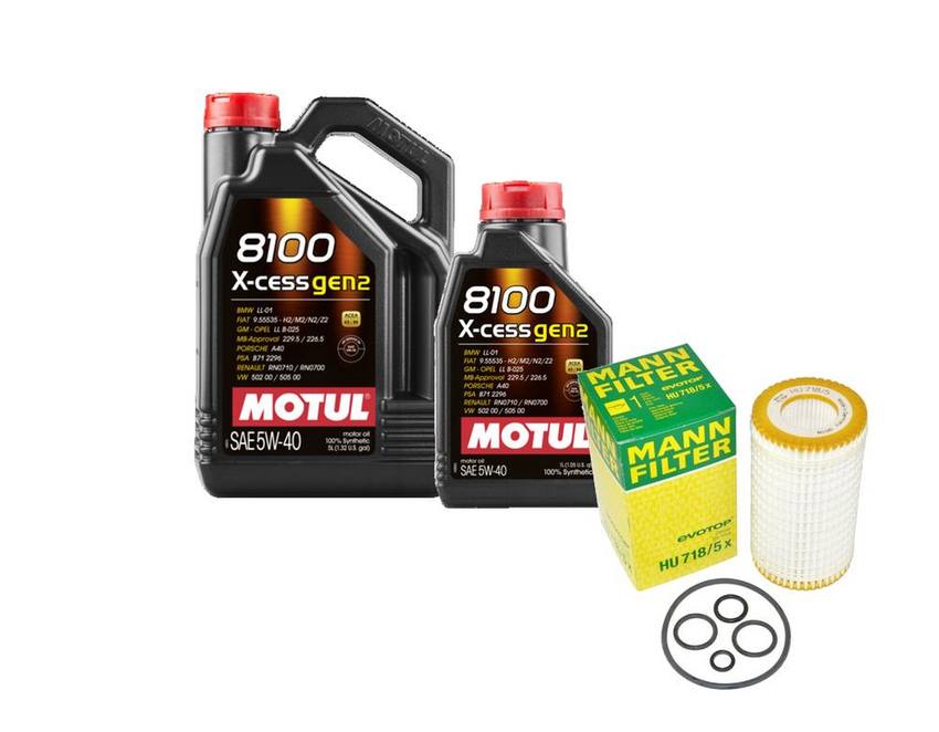 Motul Engine Oil Change Kit – (5W40) (X-CESS GEN2 8100)