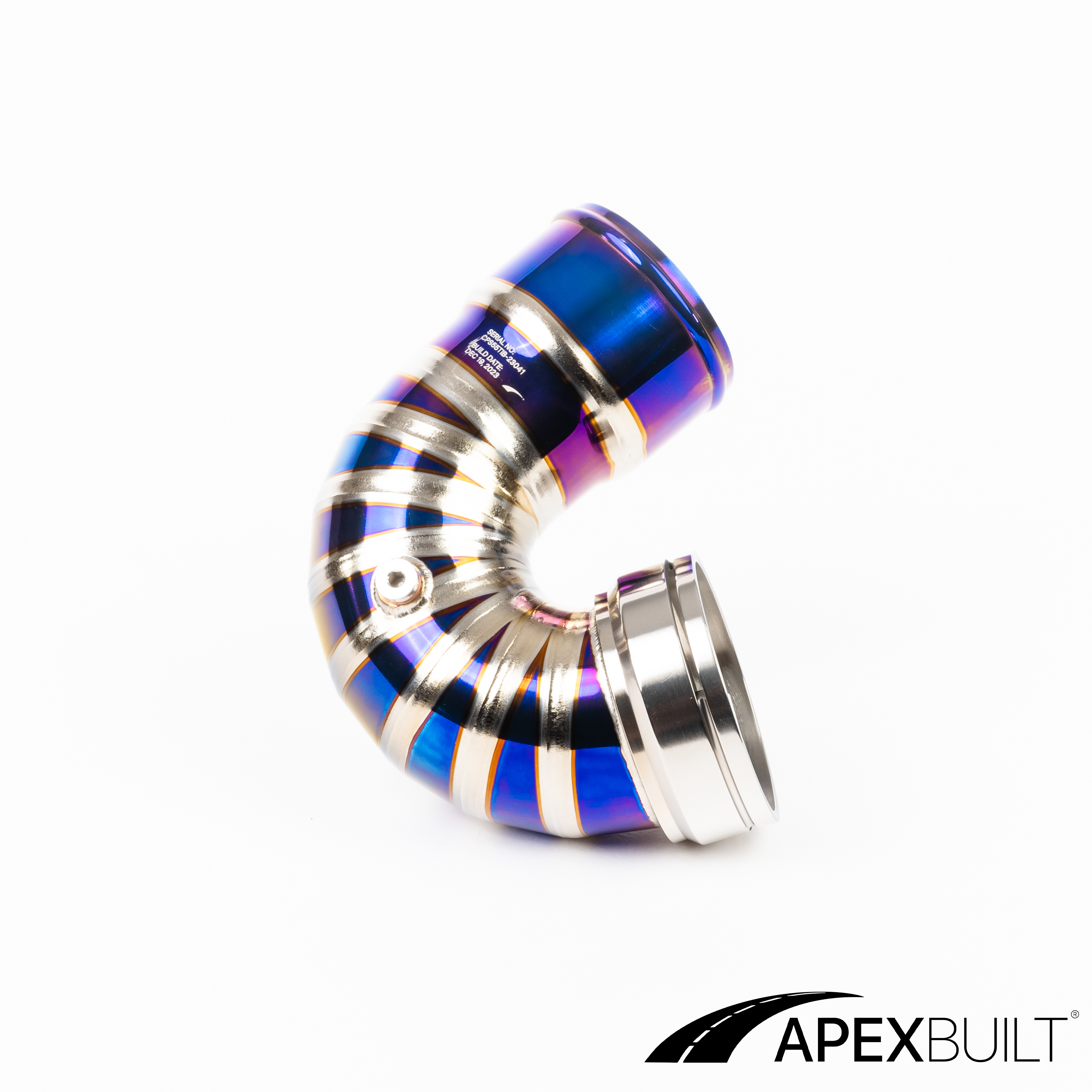 ApexBuilt® BMW F87 M2C, F80 M3, & F82/F83 M4 Titanium Charge Pipe Kit (S55, 2015-20)